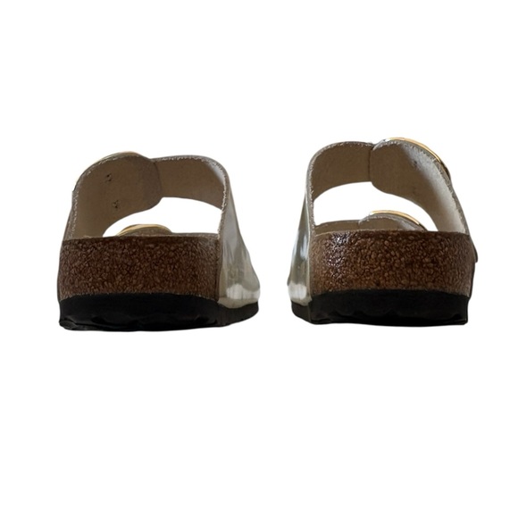 NEW Birkenstock Women's Arizona Big Buckle Slide Sandals size 39 Ecru - Picture 8 of 12